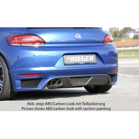 Ajout de pare-chocs arrière "Noir" "Rieger Tuning" pour VOLKSWAGEN SCIROCCO (13)