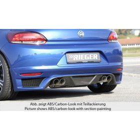 Ajout de pare-chocs arrière duplex "Noir" "Rieger Tuning" pour VOLKSWAGEN SCIROCCO (13)
