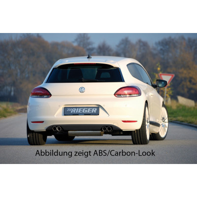 Diffuseur de pare-chocs arrière duplex "Noir" "Rieger Tuning" pour VOLKSWAGEN SCIROCCO (13)