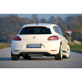 Diffuseur de pare-chocs arrière duplex "Carbon-look" "Rieger Tuning" pour VOLKSWAGEN SCIROCCO (13)