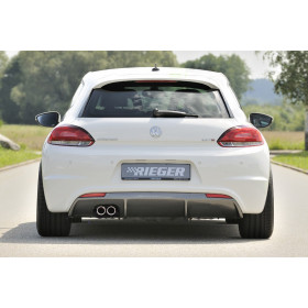 Diffuseur de pare-chocs arrière duplex "Carbon-look" "Rieger Tuning" pour VOLKSWAGEN SCIROCCO R-LINE (13)