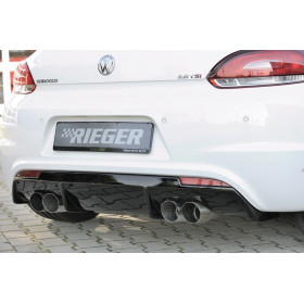 Diffuseur de pare-chocs arrière "Noir brillant" "Rieger Tuning" pour VOLKSWAGEN SCIROCCO R-LINE (13)