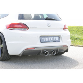 Diffuseur de pare-chocs arrière "Carbon-look" "Rieger Tuning" pour VOLKSWAGEN SCIROCCO R-LINE (13)