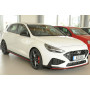 Lame de pare-chocs avant  "noir brillant" "Rieger Tuning" pour HYUNDAI I30 N