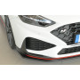 Lame de pare-chocs avant  "noir" "Rieger Tuning" pour HYUNDAI I30 N-Performance