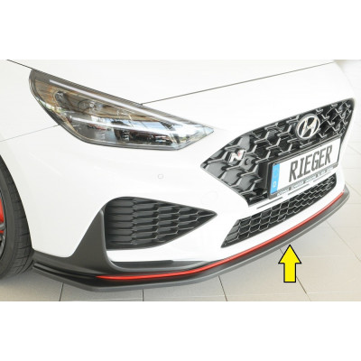 Lame de pare-chocs avant  "noir" "Rieger Tuning" pour HYUNDAI I30 N-Performance