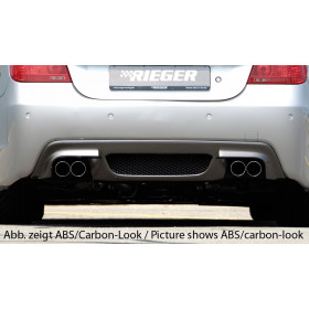 Diffuseur de pare-chocs arrière "Carbon look" "Rieger Tuning" pour BMW SERIE 5
