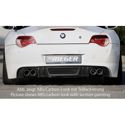 Ajout de pare-chocs arrière "noir" "Rieger Tuning" pour BMW Z4 (E85)