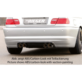 Ajout de pare-chocs arrière "noir" "Rieger Tuning" pour BMW SERIE 3 (E46)