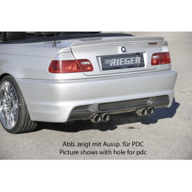 Pare-chocs arrière "Rieger Tuning" pour BMW SERIE 3 (E46)