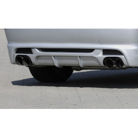 Diffuseur de pare-chocs arrière "noir" "Rieger Tuning" pour BMW SERIE 3 (E46)