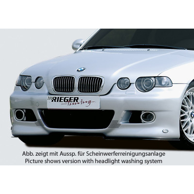 Pare-chocs avant "noir" "Rieger Tuning" pour BMW SERIE 3 (E46)