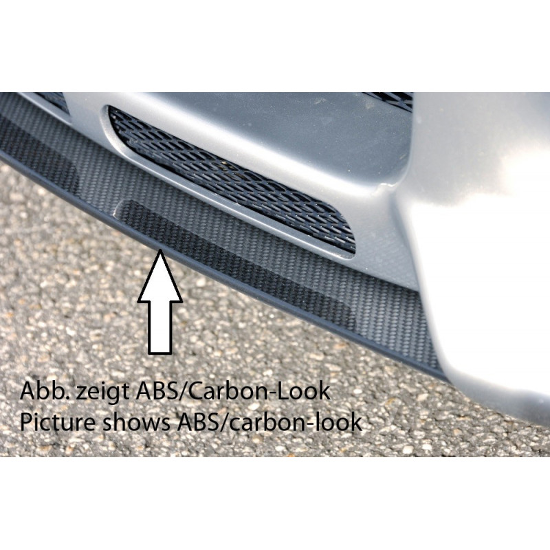 Spoiler Lèvre Pare-Choc Avant Noir Compatible A4 S4 B6 8E 2000-2006 - Lame Inférieure Sport