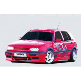 Ajout de pare-chocs avant "Rieger Tuning" pour VOLKSWAGEN GOLF 3