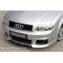 Lame de pare-chocs avant "noir" "Rieger Tuning" pour AUDI A4 (8E) type B6