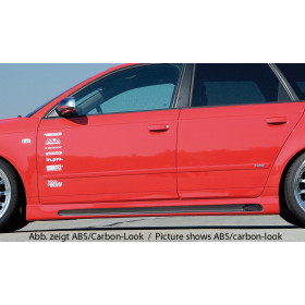 Bas caisse droit "noir" "Rieger Tuning" pour AUDI A4 (8E) B6
