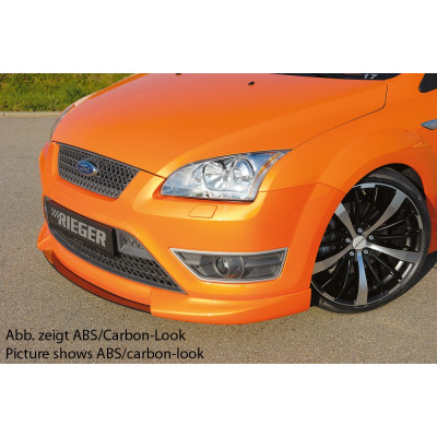 Lame pour ajout de pare-chocs avant "noir" "Rieger Tuning" pour FORD FOCUS 2