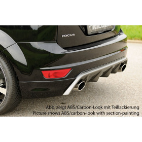 Ajout de pare-chocs arrière "noir" "Rieger Tuning" pour FORD FOCUS 2