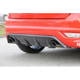 Ajout de pare-chocs arrière "Carbon look" "Rieger Tuning" pour FORD FOCUS 2