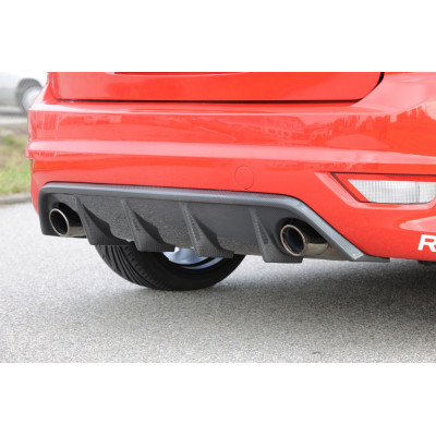 Ajout de pare-chocs arrière "Carbon look" "Rieger Tuning" pour FORD FOCUS 2