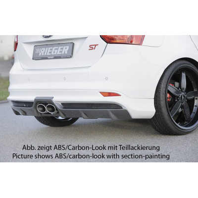 Ajout de pare-chocs arrière "Rieger Tuning" pour FORD FOCUS 3