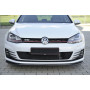 Lame de pare-chocs avant "Carbone véritable" "Rieger Tuning" pour VOLKSWAGEN GOLF 7