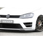 Lame de pare-chocs avant "Carbone véritable" "Rieger Tuning" pour VOLKSWAGEN GOLF 7