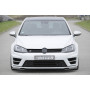 Lame de pare-chocs avant "Carbone véritable" "Rieger Tuning" pour VOLKSWAGEN GOLF 7