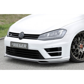 Lame de pare-chocs avant "Carbone véritable" "Rieger Tuning" pour VOLKSWAGEN GOLF 7