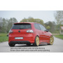 Ajout de pare-chocs arrière "noir" "Rieger Tuning" pour VOLKSWAGEN GOLF 5