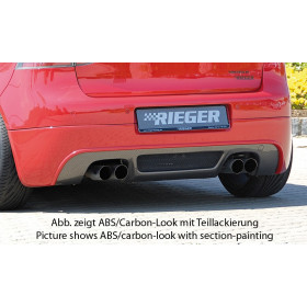 Ajout de pare-chocs arrière "noir" "Rieger Tuning" pour VOLKSWAGEN GOLF 5