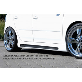 Bas de caisse droit "noir" "Rieger Tuning" pour VOLKSWAGEN GOLF 5