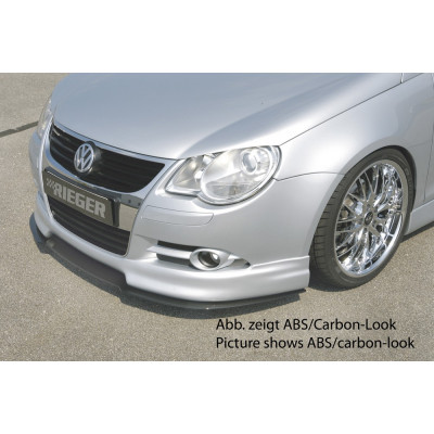 Lame pour ajout de pare-chocs avant "Carbon look" "Rieger Tuning" pour VOLKSWAGEN EOS (1F)