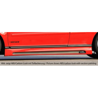 Bas de caisse gauche "Carbon look" "Rieger Tuning" pour VOLKSWAGEN BORA