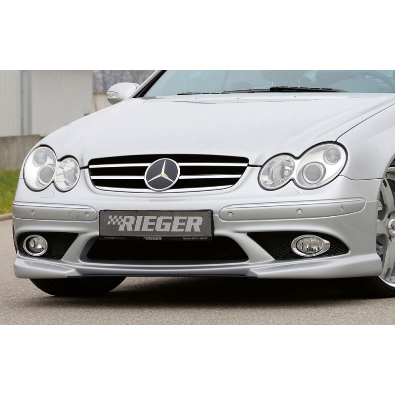 MRNQCB Grille Pare Chocs Avant Pour Mercedes Pour Benz Classe CLK W209 Cadre De Phare Antibrouillard Avant Voiture Grille Protection De Phare Antibrouillard 2098850323 2098850423
