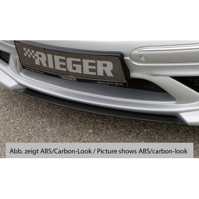 Lame pour pare-chocs avant "noir" "Rieger Tuning" pour MERCEDES CLK (W209)