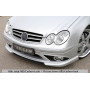 Lame pour pare-chocs avant "noir" "Rieger Tuning" pour MERCEDES CLK (W209)