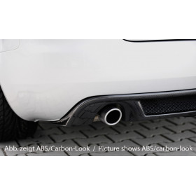 Diffuseur de pare-chocs arrière "noir" "Rieger Tuning" pour AUDI A4 (8H)