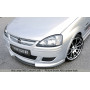 Lame pour ajout de pare-chocs avant "noir" "Rieger Tuning" pour OPEL CORSA C