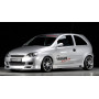 Bas de caisse gauche "noir" "Rieger Tuning" pour OPEL CORSA C