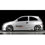 Bas de caisse droit "noir" "Rieger Tuning" pour OPEL CORSA C