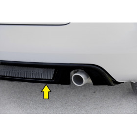 Diffuseur de pare-chocs arrière "noir brillant" "Rieger Tuning" pour AUDI A4 (8H)