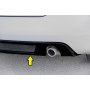 Diffuseur de pare-chocs arrière "noir brillant" "Rieger Tuning" pour AUDI A4 (8H)
