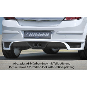 Ajout de pare-chocs arrière "noir" "Rieger Tuning" pour OPEL ASTRA H