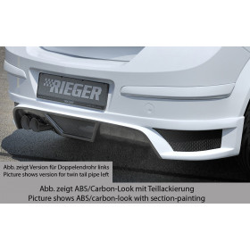 Ajout de pare-chocs arrière "Carbon look" "Rieger Tuning" pour OPEL ASTRA H