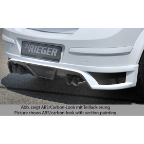 Ajout de pare-chocs arrière "Carbon look" "Rieger Tuning" pour OPEL ASTRA H