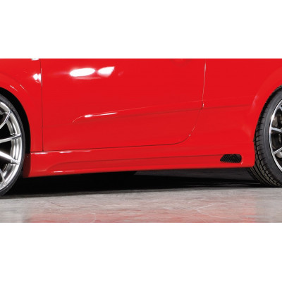 Bas de caisse droit "noir" "Rieger Tuning" pour OPEL ASTRA H