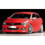 Bas de caisse droit "noir" "Rieger Tuning" pour OPEL ASTRA H