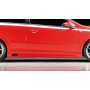Bas de caisse droit "noir" "Rieger Tuning" pour OPEL ASTRA H