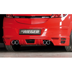 Ajout de pare-chocs arrière "noir" "Rieger Tuning" pour OPEL ASTRA H